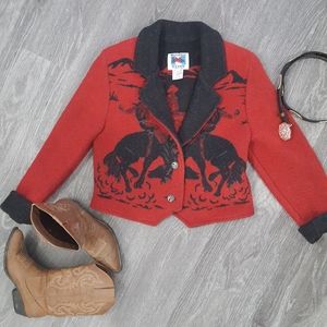 Western Inspired Cowboy Horse Jacket